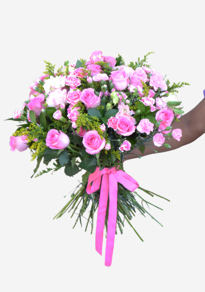 Pink Roses Flower Bouquet